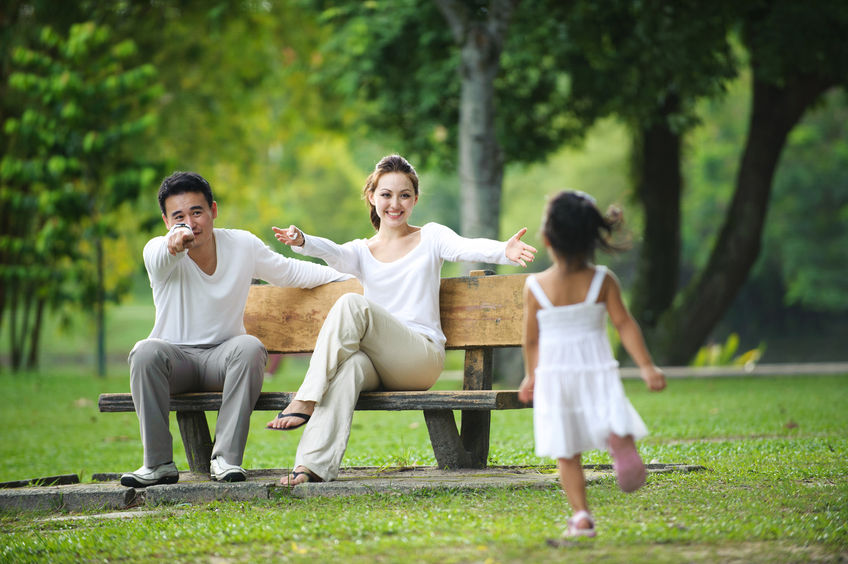 Family at Puainako Park